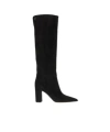 Gianvito Rossi Piper Crystal Suede Over-the-knee Boots