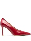 Gianvito Rossi Tokio Pumps In Red