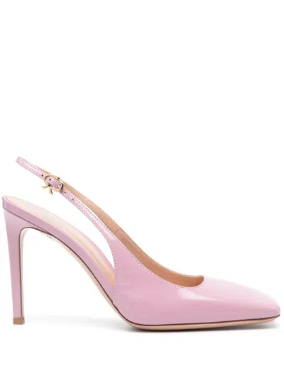 Gianvito Rossi 85mm Nuit Slingback Pumps In Pink