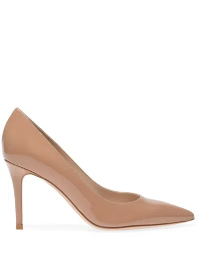 Gianvito Rossi 85mm Patent-leather Pumps In Pink