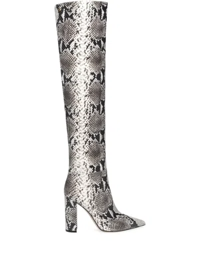 Gianvito Rossi 85mm Piper Boots In Grey