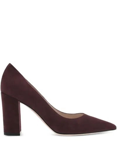 Gianvito Rossi 85mm Piper Pumps In Red