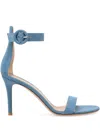 Gianvito Rossi Portofino High Heel Sandals Female Blue In Light Blue