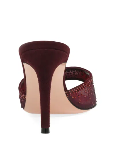 Gianvito Rossi 85mm Rania Sandals In Red
