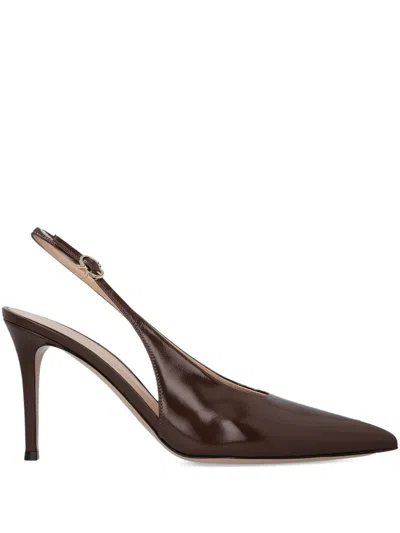 GIANVITO ROSSI 85MM ROBBIE SLINGBACK PUMPS
