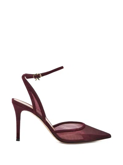Gianvito Rossi Ryry Pumps 85mm In Burgundy