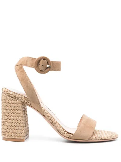 Gianvito Rossi 85mm Sandals In Brown