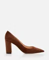 Gianvito Rossi Gianvito 85mm Suede Pumps In Brown