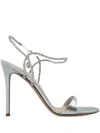 Gianvito Rossi 90mm Crystal-embellished Stiletto Pumps In Gray