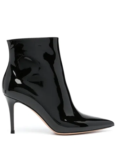 GIANVITO ROSSI 90MM LEATHER ANKLE BOOTS