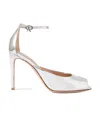 Gianvito Rossi 95 Mirror High-heeled Sandals In White