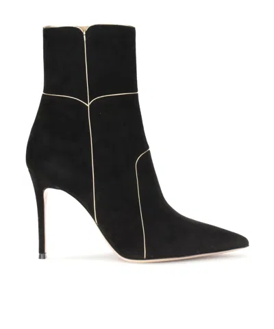 Gianvito Rossi 95mm Pointed-toe Stiletto Boots In Black