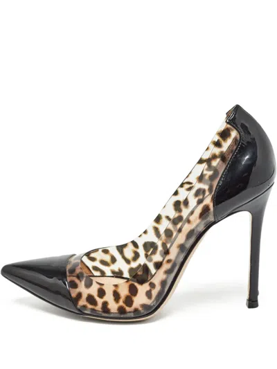 Pre-owned Gianvito Rossi 981454 Black In Brown