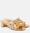 Gianvito Rossi 55mm Metallic Mules In Gold