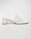 Gianvito Rossi Amalfi 45 Calf Leather Mules In White