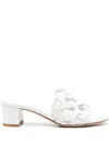 Gianvito Rossi Women's Slide Sandal 45mm In White