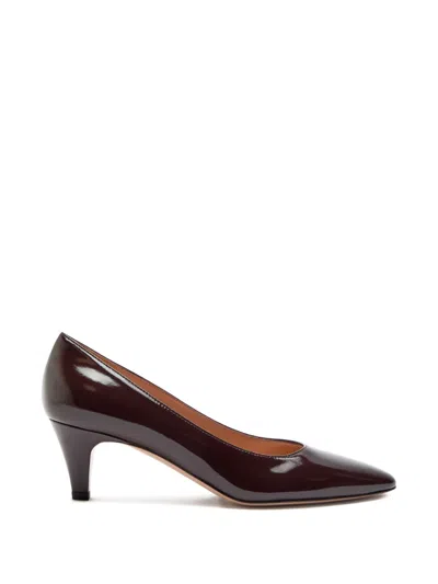 Gianvito Rossi Amelia 55 Patent Leather Pumps In Burgundy
