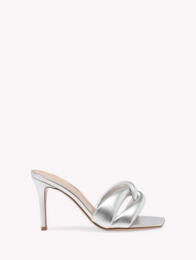 Gianvito Rossi Amour Mule In Silver