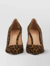 Gianvito Rossi Animal Print Pointed Toe Stiletto Heel Pumps