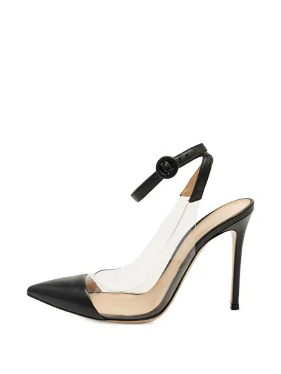 Pre-owned Gianvito Rossi Anise Ankle-strap Heeled Pumps In Black