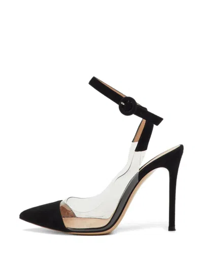 Pre-owned Gianvito Rossi Anise Ankle-strap Pumps In Black