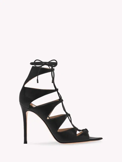 Gianvito Rossi Anjelica Sandal In Black Leather