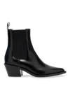 Gianvito Rossi Black Wylie Ankle Boots In Negro