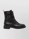 Gianvito Rossi Ankle Boots With Buckle And Round Toe In Black