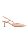 Gianvito Rossi Ankle-bound Shoes With Pointed Heels In Nude