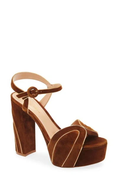 Gianvito Rossi Ankle Strap Platform Sandal