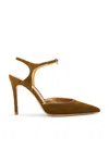 Gianvito Rossi Ankle Strap Pump In Brown
