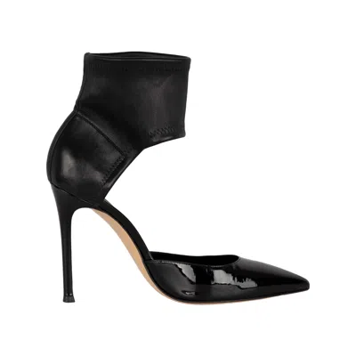Gianvito Rossi Ankle Strap Pump Heels In Black
