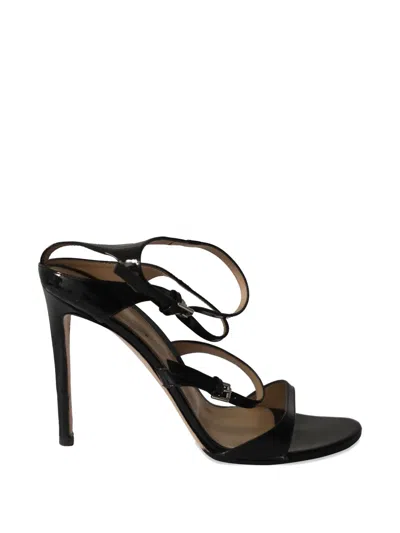 Pre-owned Gianvito Rossi Ankle-strap Sandals In Black