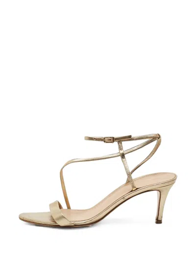 Pre-owned Gianvito Rossi Ankle-strap Sandals In Gold