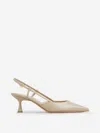 Gianvito Rossi Pointed High-heeled Sandals In Neutral