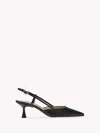 Gianvito Rossi Veilance Black Wool Blend Polo Shirt In Black Leather