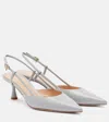 Gianvito Rossi Kitten Heel Slingback Pointed Toe Pump