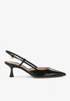 GIANVITO ROSSI ASCENT 55 SLINGBACK PUMPS