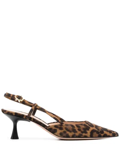 GIANVITO ROSSI GIANVITO ROSSI ASCENT 55 SUEDE SLINGBACK