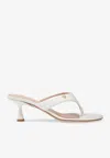 Gianvito Rossi Ascent 55 Thong Mules In White