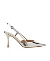 Gianvito Rossi Ribbon Pumps With Back Strap In White