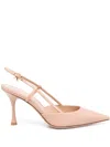 Gianvito Rossi Ascent Nude Slingback Pumps In Pink