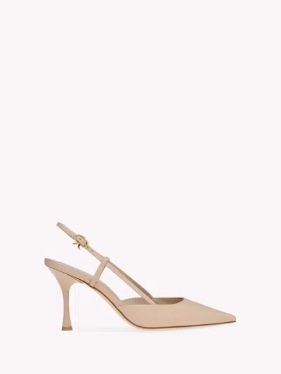 Gianvito Rossi Ascent 85 Slingback Pumps In Peach