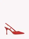 Gianvito Rossi Ascent 85mm Slingback Pumps In Red