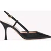 Gianvito Rossi Ascent Slingback In Black Leather