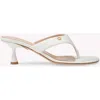 Gianvito Rossi Leather Heeled Thong Sandals