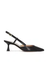 Gianvito Rossi Ascent 55 Slingback Pumps In Black