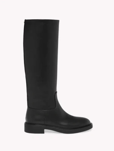 Gianvito Rossi Ascott Boots In Black Calf Leather