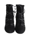 Gianvito Rossi Aspen Lace-up Ankle Booties In Black Suede In Black