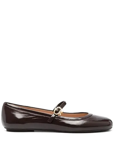 Gianvito Rossi Ballerinas Aus Leder In Braun